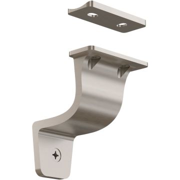 National Hardware 3 In. Satin Nickel Cooper Handrail Bracket