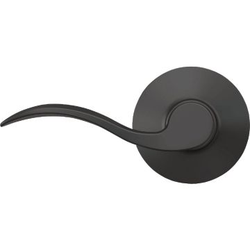 Schlage Accent Matte Black Lever Hall & Closet Lock