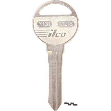 ILCO Mazda Nickel Plated Automotive Key, MZ13 / X131 (10-Pack)