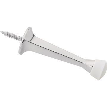 National Hardware 3 In. Chrome Rigid Square Door Stop