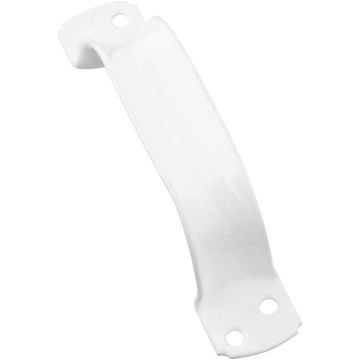 National Hardware 6-3/4 In. White Vinyl Coated Zinc Door Pull