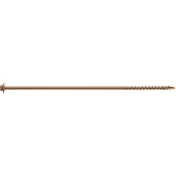 Strong-Drive SDWH TIMBER-HEX Screw  0.195 in. x 10 in. 5/16 Hex, DB Coating