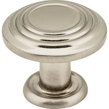 Elements Vienna 1-1/4 In. Satin Nickel Diameter Mushroom Knob