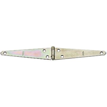 National Hardware 6 In. Zinc Light Strap Hinge