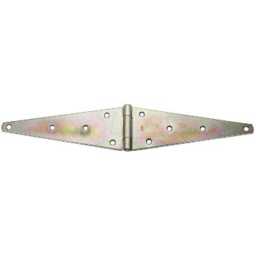 National Hardware 4.60 In. x 12 In. Zinc Heavy-Duty Strap Hinge