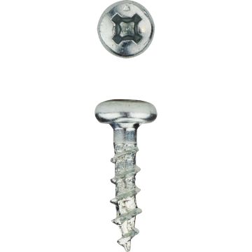 SPAX #6 x 1/2 In. Pan Head Full Thread Unidrive (Combo Drive) Zinc (Interior) Wood Screw (1 Lb., 500-Count)