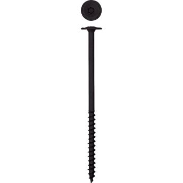 SPAX 1/4 In. x 5 In. Washer Head Black HCR PowerLag Screw (200-Count)