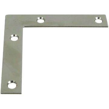 National Hardware 3-1/2 In. x 5/8 In. Zinc Flat Corner Iron