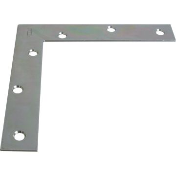 National Hardware 6 In. x 1 In. Zinc Flat Corner Iron