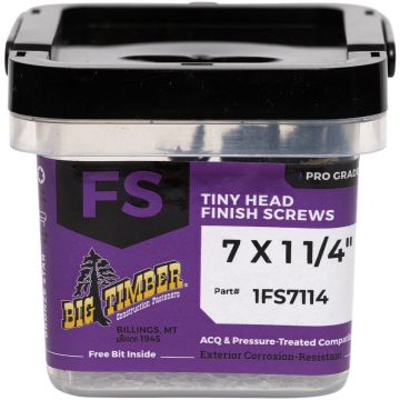 Big Timber #7 x 1-1/4 In. Star Drive Bronze Finish Screw (1 Lb.)