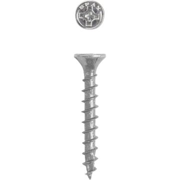 SPAX 6 x 1 In. Flat Head Unidrive (Combo Drive) Zinc (Interior) Wood Screw (40-Count)