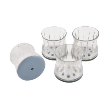 Magic Sliders Magic Fit 1-1/4 In. - 1-7/16 In. Round Slider (4-Pack)