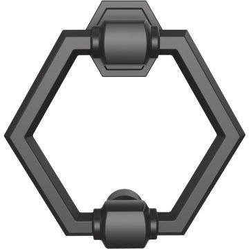National Hardware Powell 4 In. Matte Black Door Knocker