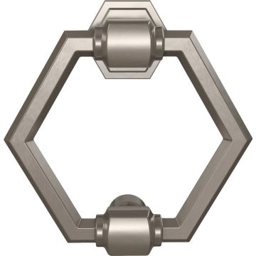 National Hardware Powell 4 In. Satin Nickel Door Knocker