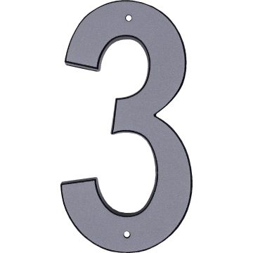 Hy-Ko 4 In. Reflective Plastic Number 3
