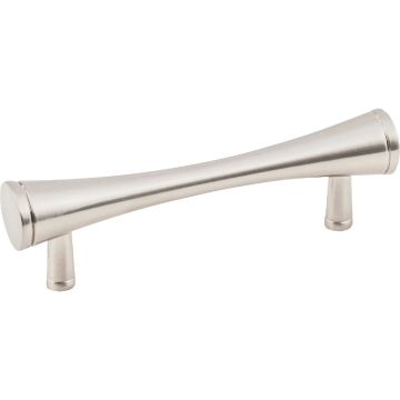 KasaWare 4 In. Overall Length Satin Nickel Fluted Bar Pull (2-Pack)