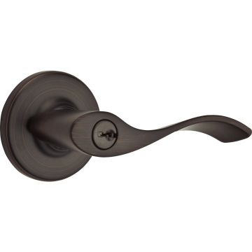 Kwikset Balboa Keyed Entry Lever in Venetian Bronze