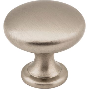Elements Madison 1-3/16 In. Diameter Satin Nickel Mushroom Knob