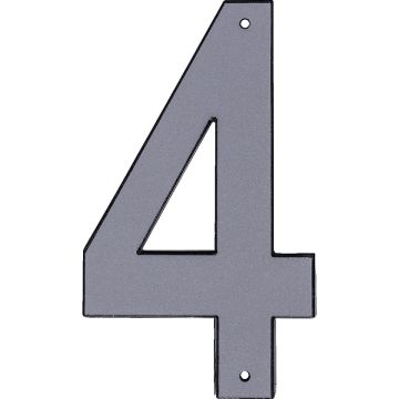 Hy-Ko 4 In. Reflective Plastic Number 4