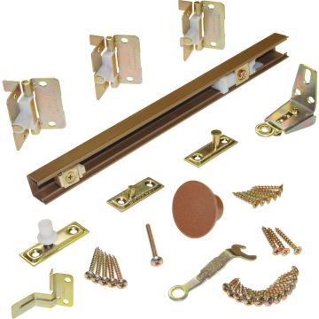 Johnson Hardware 36 In. 2-Door Folding Door Hardware
