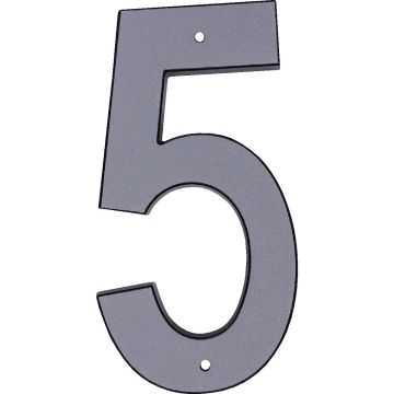 Hy-Ko 4 In. Reflective Plastic Number 5