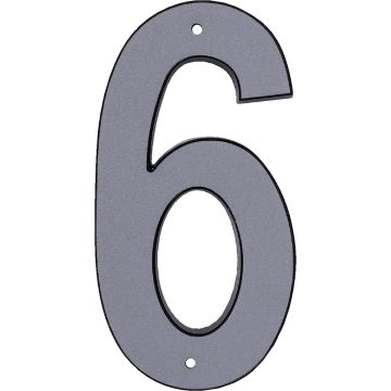 Hy-Ko 4 In. Reflective Plastic Number 6
