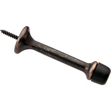 National Hardware 3 In. Oil Rubbed Bronze Rigid Round Door Stop