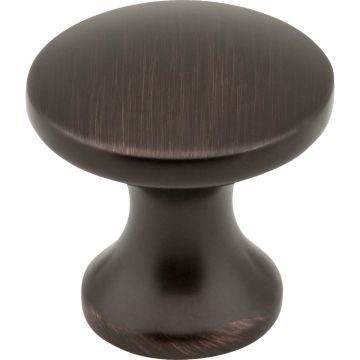 Elements Geneva 1 In. Diameter Brushed Oil Rubbed Bronze Mushroom Knob