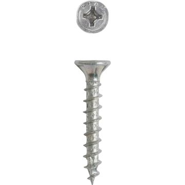 SPAX 8 x 1 In. Flat Head Unidrive (Combo Drive) Zinc (Interior) Wood Screw (30-Count)