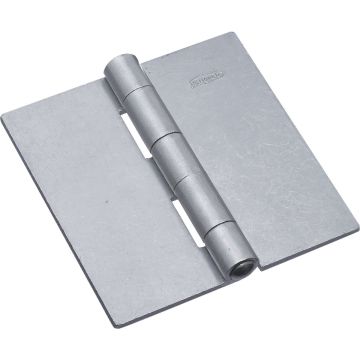 National Hardware 4 In. Square Plain Steel Weldable Door Hinge