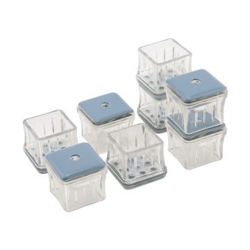 Magic Sliders Magic Fit .59 In. - .70 In. Square Slider (8-Pack)