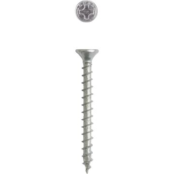 SPAX 10 x 2 In. Flat Head Unidrive (Combo Drive) Zinc (Interior) Wood Screw (12-Count)