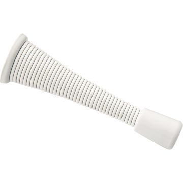 National Hardware 3 In. White Spring Door Stop