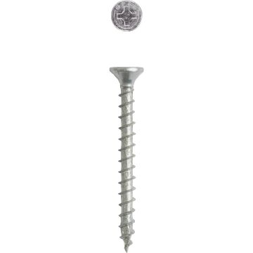 SPAX 10 x 2-1/2 In. Flat Head Unidrive (Combo Drive) Zinc (Interior) Wood Screw (12-Count)