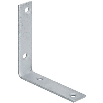 National Hardware 4 In. x 7/8 In. Galvanized Corner Brace