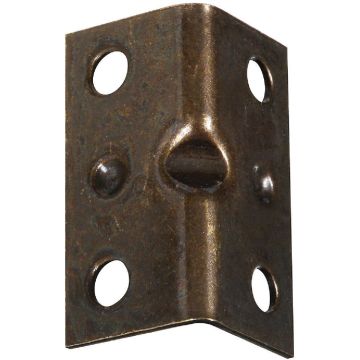 National Hardware 1-1/2 In. x 3/4 In. Antique Brass Corner Brace (4-Count)