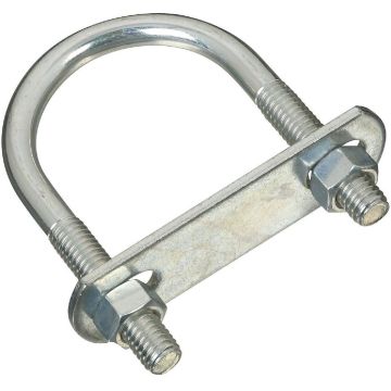 National Hardware 3/8 In. x 195 In. x 3.5 In. Zinc Round U Bolt