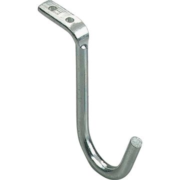 Knape & Vogt 3 In. H. x 1-1/2 In. D. Closet Rod Support, Bright Nickel