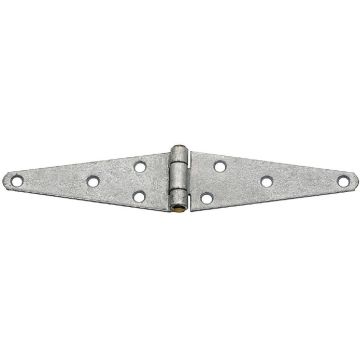 National Hardware 1.85 In. x 5 In. Galvanized Heavy-Duty Strap Hinge