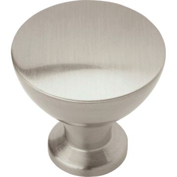 Amerock Grail 1.25 In. Dia. Round Satin Nickel Cabinet Knob