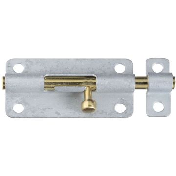 National Hardware 4 In. Galvanized Steel Door Barrel Bolt