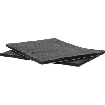 Shepherd Hardware Stay Put 4-1/4 In. x 6 In. Self Adhesive Rubber Sheets (2-Pack)