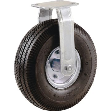 Shepherd Hardware 10 In. Pneumatic Rigid Plate Caster