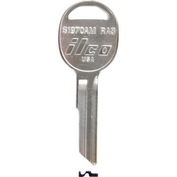 ILCO AMC Nickel Plated Automotive Key RA3 / S1970AM (10-Pack)