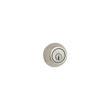 Kwikset Satin Nickel Adjustable Latch Double Cylinder Deadbolt