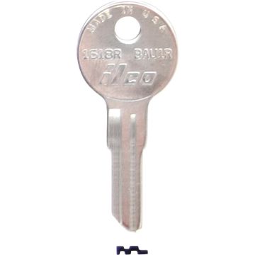 ILCO Bauer Nickel Plated File Cabinet Key BAU1R / 1618R (10-Pack)