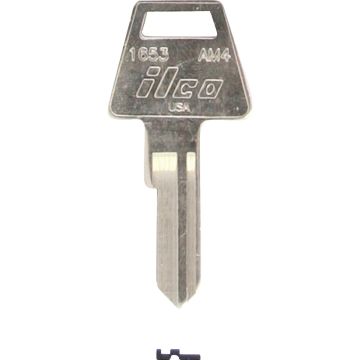 ILCO American Nickel Plated House Key, AM4 / 1653 (10-Pack)