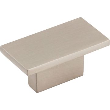 Jeffrey Alexander Mirada 1-9/16 In. Satin Nickel Rectangle Knob