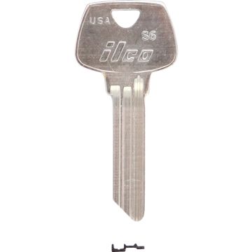 ILCO Sargent Nickel Plated House Key, S6 (10-Pack)