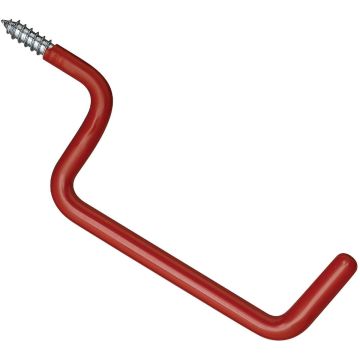 National Hardware Screw-In Vinyl Coated 4 In. Storage Hook